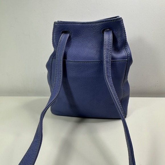 Coach Vintage - Sonoma 2-Handle Bucket Bag 4923, Pebbled - Periwinkle, USA 90s - Picture 5 of 14
